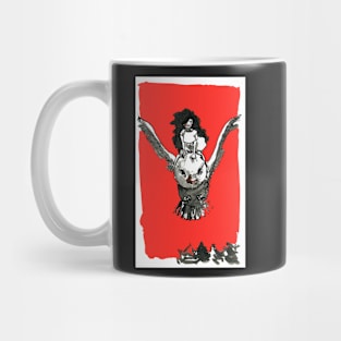 The girl who rides with birds Mug